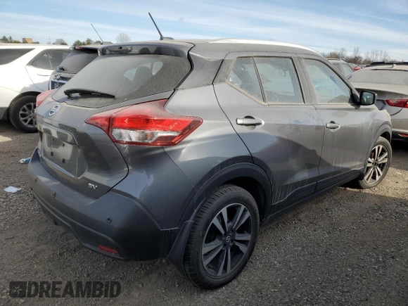 2020 Nissan Kicks SV with VIN 3N1CP5CV3LL550168, listed as a Copart auction lot 85027744 with 73,188 mi miles and Non Repairable. Bid and sale history available at DreamBid. Image 3.