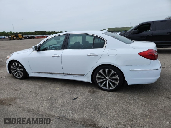 2014 Hyundai Genesis R-Spec z VIN KMHGC4DHXEU262634, wystawiony jako Copart lot #58714705 z przebiegiem 160 521 mil mil oraz Tytuł czysty. Historia ofert i sprzedaży dostępna na DreamBid. Obrazek 2.