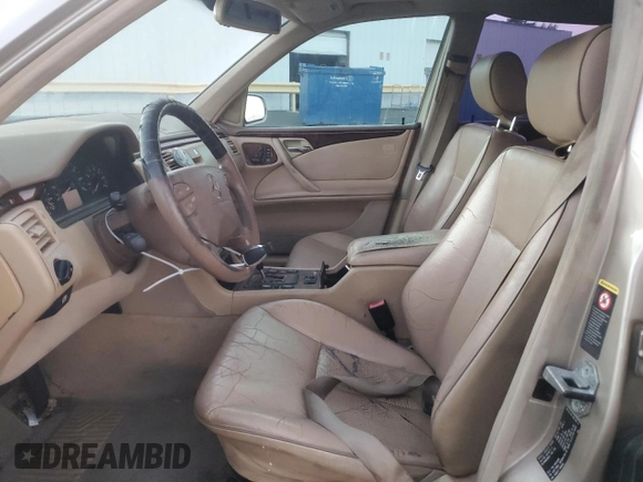 2001 Mercedes-Benz E-Class with VIN WDBJF70J31B293515, listed as a Copart auction lot 79318294 with 0 mi miles and Salvage Title. Bid and sale history available at carsss.com. Image 7.