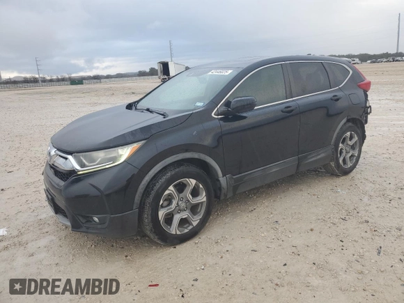 2017 Honda CR-V EX-L with VIN 7FARW1H87HE017174, listed as a Copart auction lot 42446025 with 104,412 mi miles and Salvage Title. Bid and sale history available at carsss.com. Image 1.