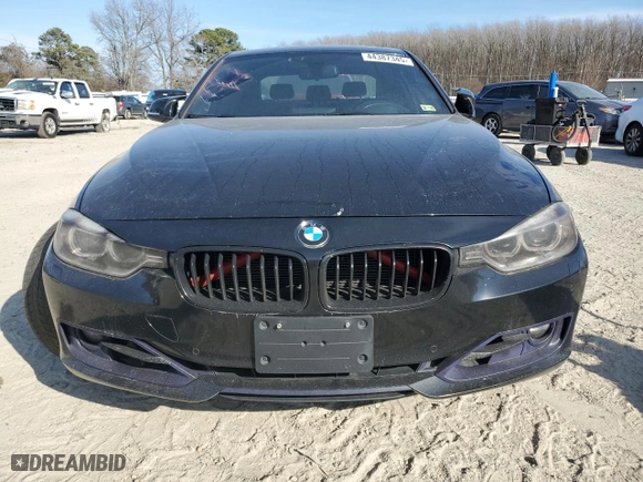 2014 BMW 3 Series 335i xDrive with VIN WBA3B9C59EP459297, listed as a Copart auction lot 44387345 with 111,001 mi miles and Salvage Title. Bid and sale history available at carsss.com. Image 5.