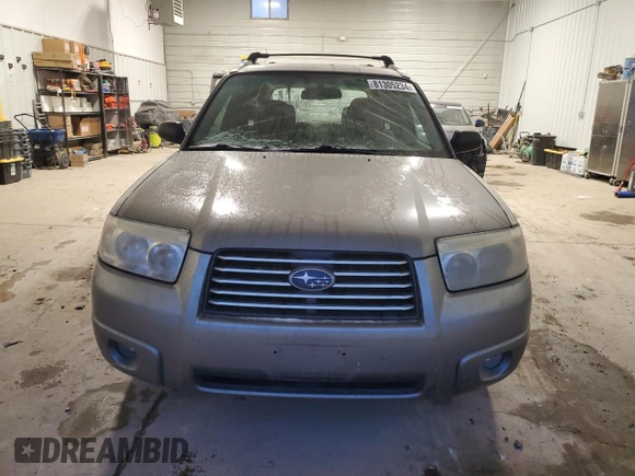 2007 Subaru Forester X with VIN JF1SG63657G718870, listed as a Copart auction lot 81305234 with 198,880 mi miles and Salvage Title. Bid and sale history available at carsss.com. Image 5.