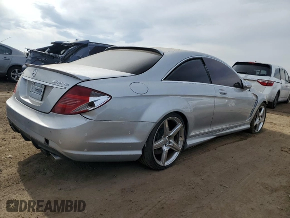 2008 Mercedes-Benz CL-Class V8 AMG with VIN WDDEJ77X48A008175, listed as a Copart auction lot 89222565 with 0 mi miles and Clean Title. Bid and sale history available at carsss.com. Image 3.