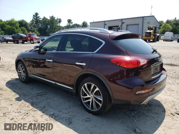 2017 Infiniti QX50 with VIN JN1BJ0RR1HM403970, listed as a Copart auction lot 77878474 with 57,531 mi miles and Non Repairable. Bid and sale history available at carsss.com. Image 2.
