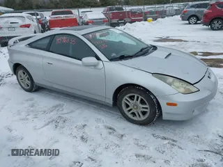 2000 Toyota Celica GT with VIN JTDDR32TXY0025192, listed as a IAAI auction lot 41596855 with 153,562 mi miles. Bid and sale history available at carsss.com. Image 13.