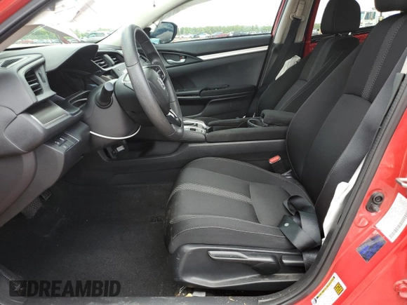 2020 Honda Civic LX with VIN 2HGFC2F63LH515603, listed as a Copart auction lot 56535385 with 42,517 mi miles and Salvage title. Bid and sale history available at DreamBid. Image 7.
