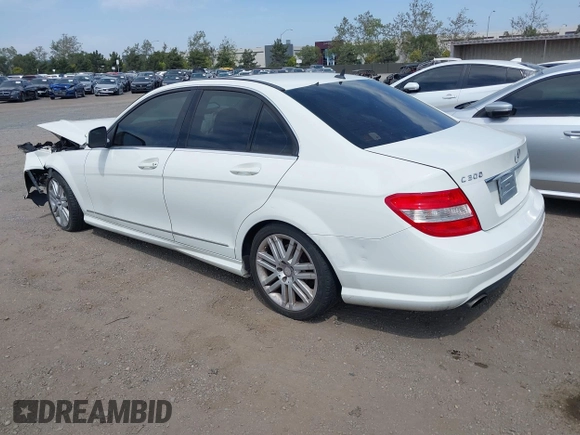 2009 Mercedes-Benz C 300 Sport with VIN WDDGF54X69R071459, listed as a IAAI auction lot 42034850 with 156,502 mi miles and . Bid and sale history available at DreamBid. Image 3.