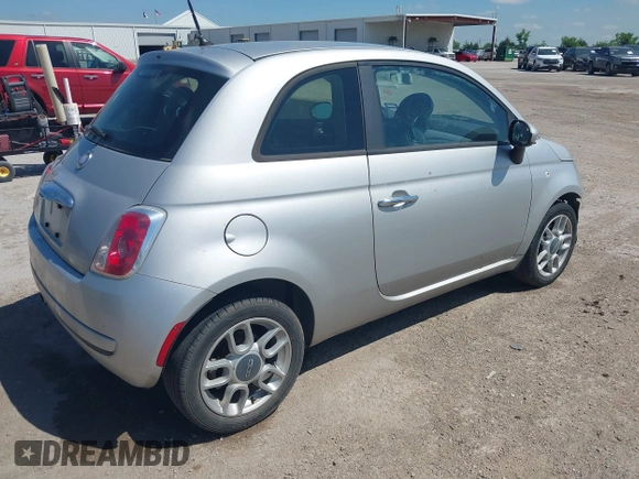 2013 FIAT 500 Pop with VIN 3C3CFFAR3DT511405, listed as a IAAI auction lot 42226337 with 93,018 mi miles and . Bid and sale history available at DreamBid. Image 4.