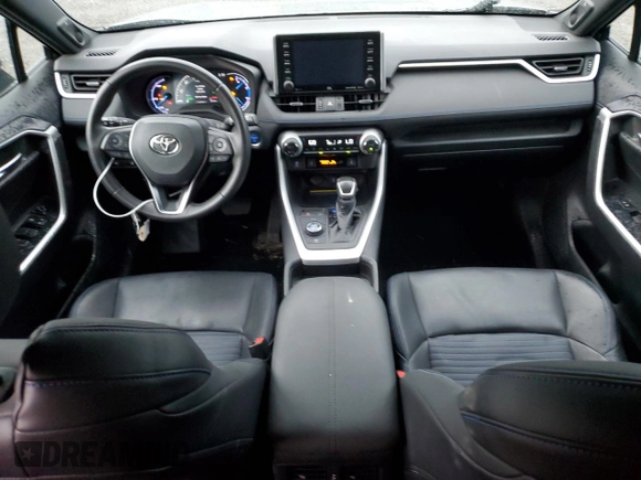 2021 Toyota RAV4 Hybrid XSE with VIN 4T3E6RFV4MU055936, listed as a Copart auction lot 60861175 with 62,922 mi miles and Salvage title. Bid and sale history available at DreamBid. Image 8.