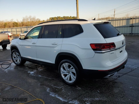 2021 Volkswagen Atlas 3.6L V6 SE w/Technology with VIN 1V2HR2CA6MC532834, listed as a Copart auction lot 48243785 with 95,387 mi miles and Salvage Title. Bid and sale history available at carsss.com. Image 2.