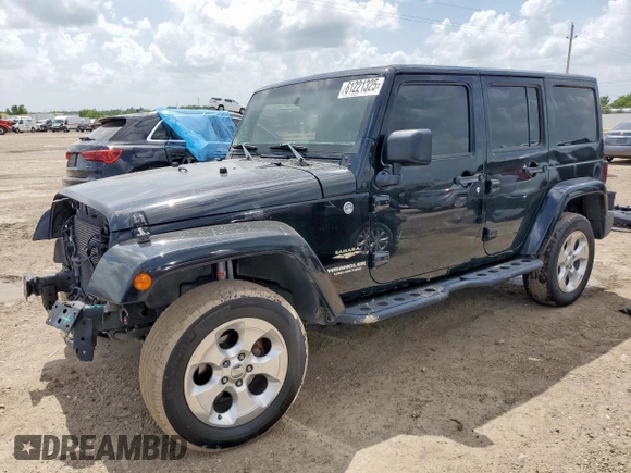 2015 Jeep Wrangler Unlimited Sahara with VIN 1C4BJWEG4FL668339, listed as a Copart auction lot 61221325 with 117,887 mi miles and Salvage title. Bid and sale history available at DreamBid. Image 1.