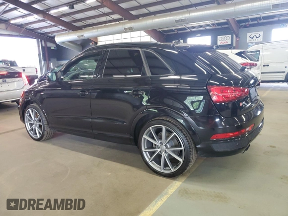 2018 Audi Q3 Premium Plus with VIN WA1JCCFS0JR033688, listed as a Copart auction lot 61352955 with 176,395 mi miles and Clean title. Bid and sale history available at DreamBid. Image 2.