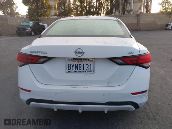 2021 Nissan Sentra SV with VIN 3N1AB8CV8MY324543, listed as a IAAI auction lot 41720057 with 39,381 mi miles and . Bid and sale history available at DreamBid. Image 17.