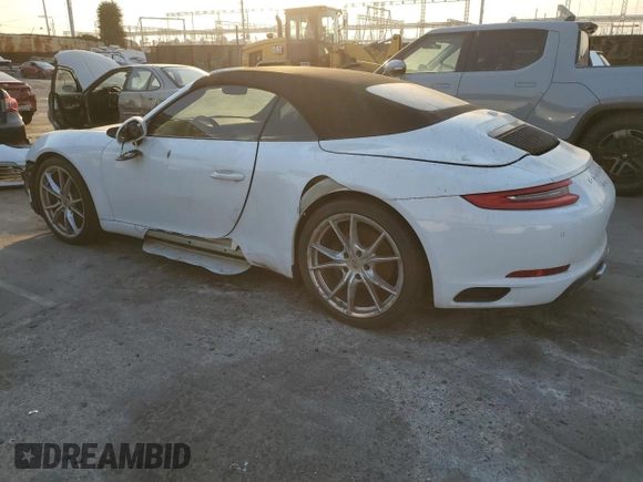 2018 Porsche 911 Carrera with VIN WP0CA2A90JS138436, listed as a Copart auction lot 87314794 with 43,945 mi miles and Salvage Title. Bid and sale history available at carsss.com. Image 2.