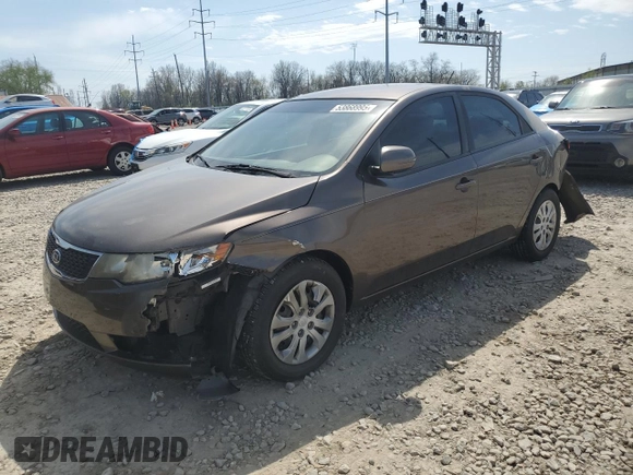 2013 Kia Forte EX with VIN KNAFU4A28D5727270, listed as a Copart auction lot 53868995 with 85,715 mi miles and Salvage Title. Bid and sale history available at carsss.com. Image 1.