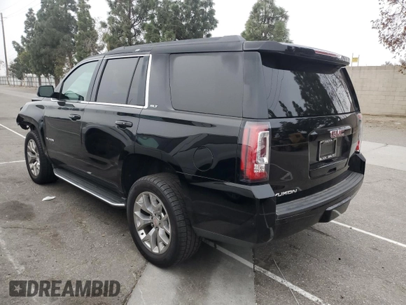 2018 GMC Yukon SLT with VIN 1GKS1BKC8JR209609, listed as a Copart auction lot 43723185 with 178,527 mi miles and Salvage Title. Bid and sale history available at carsss.com. Image 2.