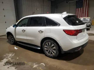 2015 Acura MDX Technology z VIN 5FRYD4H63FB005676, wystawiony jako Copart lot #41363205 z przebiegiem 123 298 mil mil oraz Szkoda całkowita • Salvage title. Historia ofert i sprzedaży dostępna na DreamBid. Obrazek 2.
