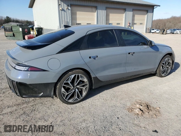 2024 Hyundai Ioniq 6 SEL z VIN KMHM34AC9RA077087, wystawiony jako Copart lot #45884475 z przebiegiem 614 mil mil oraz Szkoda całkowita • Salvage title. Historia ofert i sprzedaży dostępna na DreamBid. Obrazek 3.