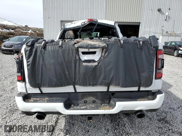 2020 Ram 1500 Laramie with VIN 1C6SRFJM9LN217208, listed as a Copart auction lot 45608515 with 80,478 mi miles and Salvage title. Bid and sale history available at DreamBid. Image 6.