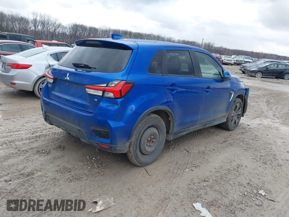 2021 Mitsubishi Outlander Sport SE with VIN JA4APVAU7MU011729, listed as a IAAI auction lot 41581967 with 78,740 mi miles. Bid and sale history available at carsss.com. Image 4.