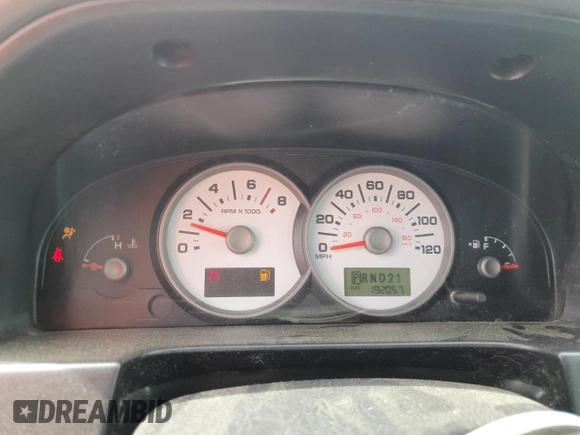 2005 Ford Escape XLS Value with VIN 1FMYU92Z95DA22100, listed as a Copart auction lot 57874705 with 192,057 mi miles and Salvage title. Bid and sale history available at DreamBid. Image 9.