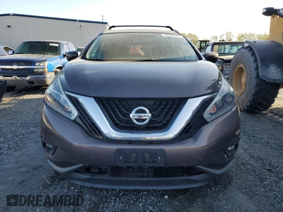 2018 Nissan Murano Platinum with VIN 5N1AZ2MH4JN158539, listed as a Copart auction lot 50944545 with 106,345 mi miles and Salvage Title. Bid and sale history available at carsss.com. Image 5.