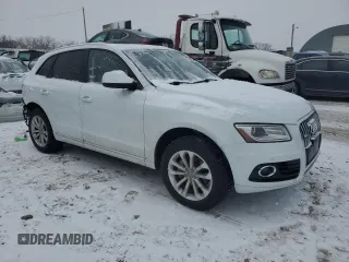 2015 Audi Q5 Premium Plus with VIN WA1LFAFP4FA014132, listed as a Copart auction lot 89253895 with 127,449 mi miles and Salvage Title. Bid and sale history available at carsss.com. Image 4.