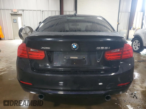 2015 BMW 3 Series 335i xDrive with VIN WBA3B9G53FNR93872, listed as a Copart auction lot 60105305 with 45,776 mi miles and Salvage title. Bid and sale history available at DreamBid. Image 6.