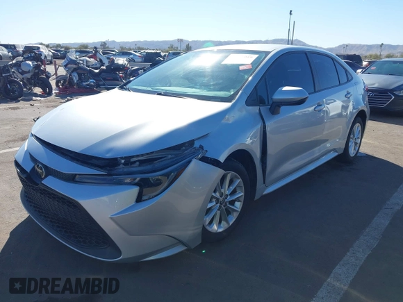2022 Toyota Corolla LE with VIN 5YFVPMAE8NP312132, listed as a IAAI auction lot 41671016 with 34,598 mi miles. Bid and sale history available at carsss.com. Image 18.