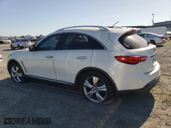 2009 Infiniti FX with VIN JNRAS18U79M101439, listed as a Copart auction lot 57580955 with Not provided miles and Salvage title. Bid and sale history available at DreamBid. Image 2.
