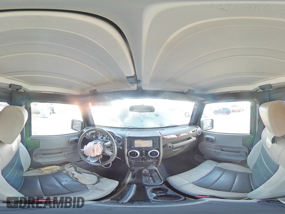 2008 Jeep Wrangler Unlimited Sahara with VIN 1J4GA59198L566019, listed as a Copart auction lot 53975965 with 184,612 mi miles and Salvage Title. Bid and sale history available at carsss.com. Image 15.