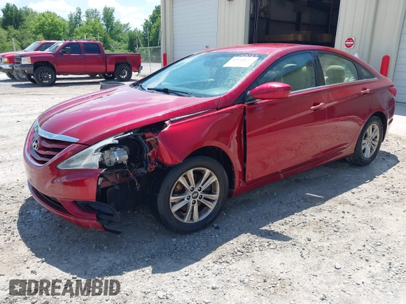 2013 Hyundai Sonata GLS with VIN 5NPEB4AC2DH741372, listed as a IAAI auction lot 42141637 with 213,493 mi miles and . Bid and sale history available at carsss.com. Image 2.