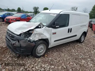 2021 Ram ProMaster City Cargo Tradesman with VIN ZFBHRFAB2M6S79162, listed as a Copart auction lot 62154965 with 79,946 mi miles and Salvage title. Bid and sale history available at DreamBid. Image 1.
