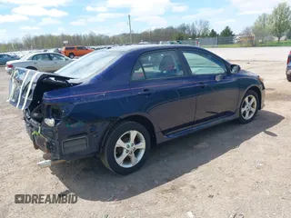 2011 Toyota Corolla L with VIN 2T1BU4EE1BC563429, listed as a IAAI auction lot 42165567 with 148,603 mi miles. Bid and sale history available at carsss.com. Image 4.