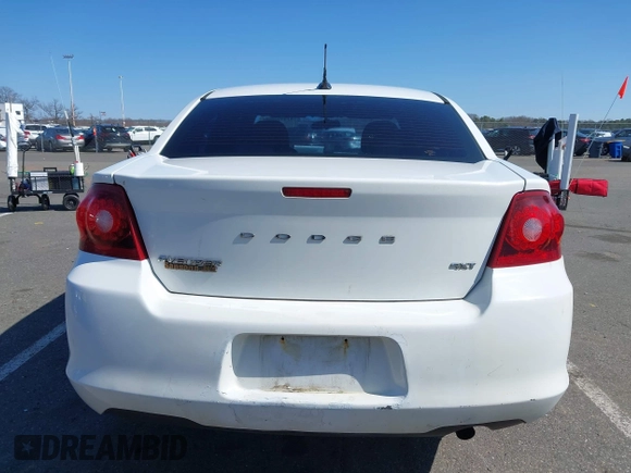 2012 Dodge Avenger SXT with VIN 1C3CDZCB7CN196369, listed as a IAAI auction lot 41932665 with 136,568 mi miles and . Bid and sale history available at carsss.com. Image 16.