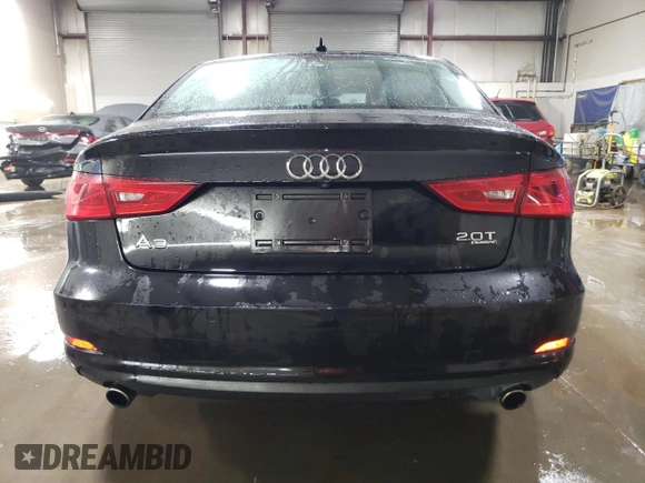 2015 Audi A3 Premium Plus with VIN WAUEFGFF2F1062766, listed as a Copart auction lot 52493835 with 26,679 mi miles and Salvage title. Bid and sale history available at DreamBid. Image 6.