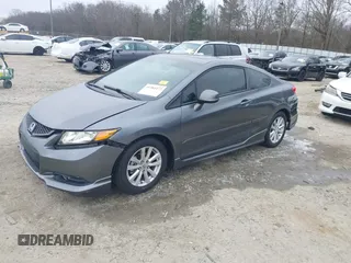 2012 Honda Civic Cpe EX-L with VIN 2HGFG3B02CH503860, listed as a IAAI auction lot 41384472 with 170,472 mi miles. Bid and sale history available at carsss.com. Image 2.