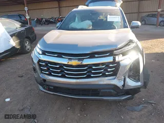 2025 Chevrolet Equinox FWD LT with VIN 3GNAXHEG8SL142422, listed as a IAAI auction lot 41160661 with 1,050 mi miles. Bid and sale history available at carsss.com. Image 6.
