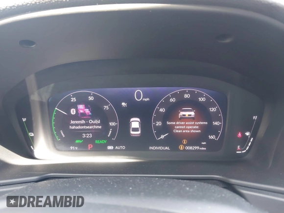 2024 Honda Accord EX-L with VIN 1HGCY2F60RA019413, listed as a IAAI auction lot 42633985 with 8,299 mi miles and . Bid and sale history available at DreamBid. Image 7.