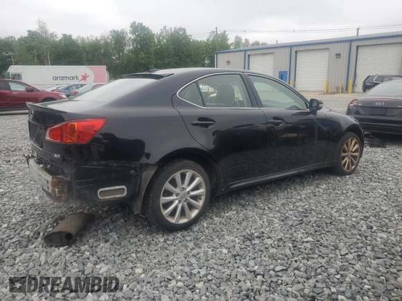 2010 Lexus IS 250 with VIN JTHCF5C28A5044059, listed as a Copart auction lot 59528575 with 97,837 mi miles and Clean title. Bid and sale history available at DreamBid. Image 3.