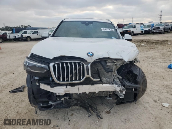 2022 BMW X3 xDrive30i with VIN 5UX53DP07N9M13593, listed as a Copart auction lot 44557635 with Not Provided miles and Salvage Title. Bid and sale history available at DreamBid. Image 5.