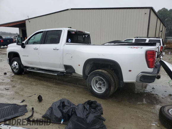 2022 Chevrolet Silverado 3500HD LTZ z VIN 1GC4YUEY9NF106158, wystawiony jako Copart lot #50033485 z przebiegiem 11 721 mil mil oraz Szkoda całkowita • Salvage title. Historia ofert i sprzedaży dostępna na DreamBid. Obrazek 2.