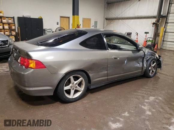 2003 Acura RSX with VIN JH4DC54833C001506, listed as a Copart auction lot 57730144 with 154,206 mi miles and Salvage Title. Bid and sale history available at carsss.com. Image 3.