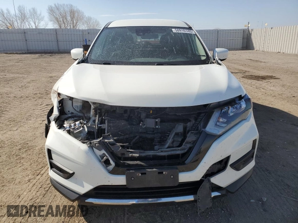2020 Nissan Rogue S with VIN 5N1AT2MV1LC809874, listed as a Copart auction lot 50916145 with 56,453 mi miles and Salvage Title. Bid and sale history available at carsss.com. Image 5.