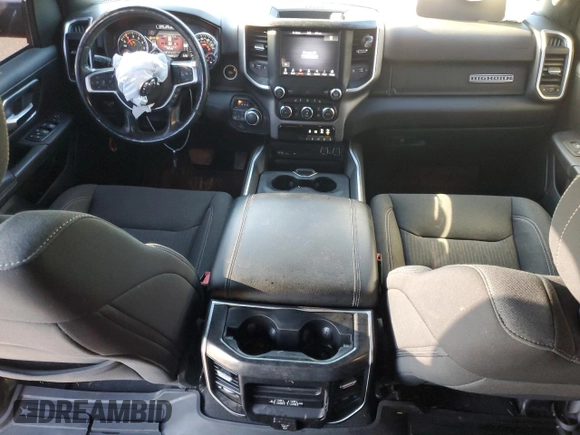 2019 Ram 1500 Big Horn/Lone Star with VIN 1C6RRFFG1KN814823, listed as a Copart auction lot 80567494 with 70,659 mi miles and Salvage Title. Bid and sale history available at carsss.com. Image 8.