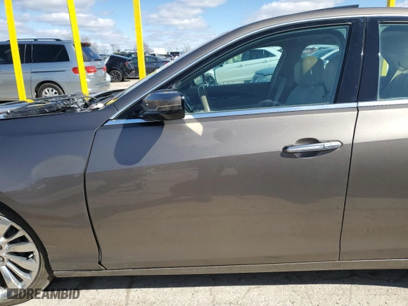 2014 Cadillac CTS Sedan Premium AWD with VIN 1G6AZ5S39E0163786, listed as a Copart auction lot 47774235 with NaN miles and Salvage Title. Bid and sale history available at carsss.com. Image 7.