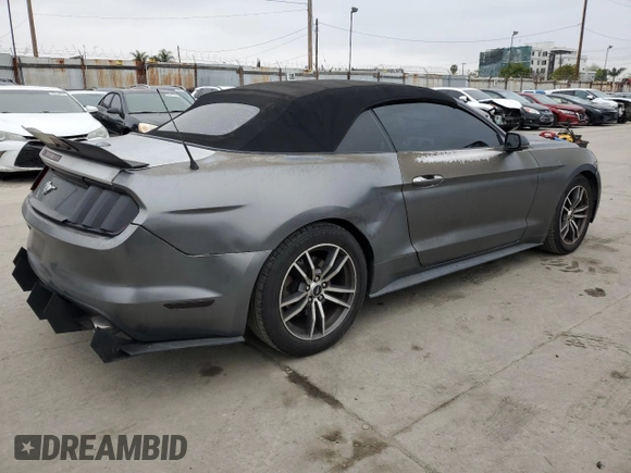 2017 Ford Mustang EcoBoost Premium with VIN 1FATP8UH6H5204152, listed as a Copart auction lot 54975855 with 103,166 mi miles and Salvage Title. Bid and sale history available at carsss.com. Image 3.