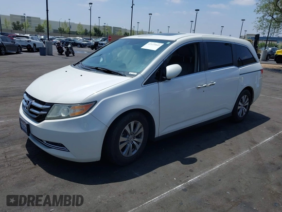 2015 Honda Odyssey EX-L with VIN 5FNRL5H62FB106545, listed as a IAAI auction lot 42115849 with 122,718 mi miles and . Bid and sale history available at DreamBid. Image 18.