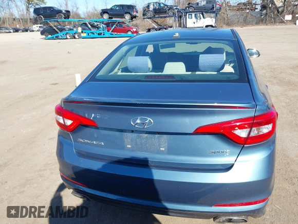 2017 Hyundai Sonata Sport with VIN 5NPE34AF5HH454752, listed as a IAAI auction lot 41651338 with 51,524 mi miles and . Bid and sale history available at DreamBid. Image 16.