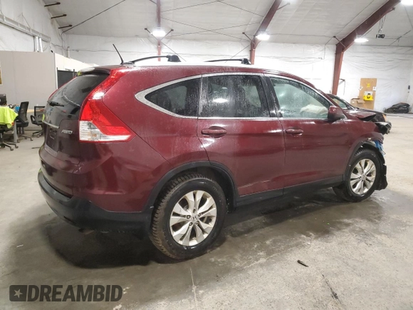 2014 Honda CR-V EX-L with VIN 5J6RM4H79EL052487, listed as a Copart auction lot 51675655 with 179,810 mi miles and Non Repairable. Bid and sale history available at carsss.com. Image 3.